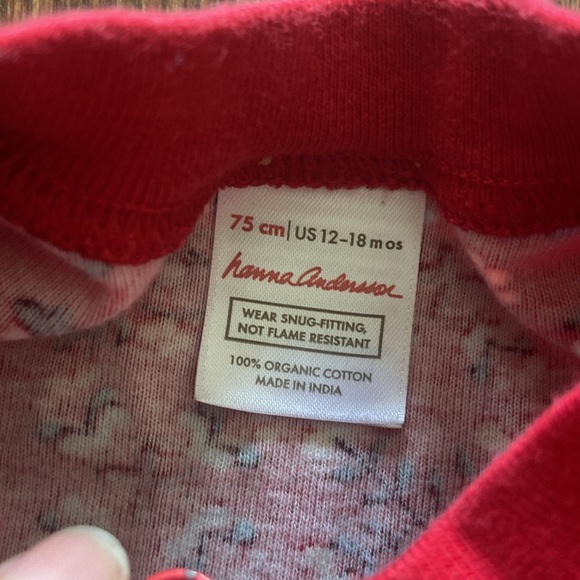 Hanna Andersson footed sleeper size 75 cm - Picture 2 of 3